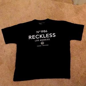 2XL young and reckless graphic T-shirt